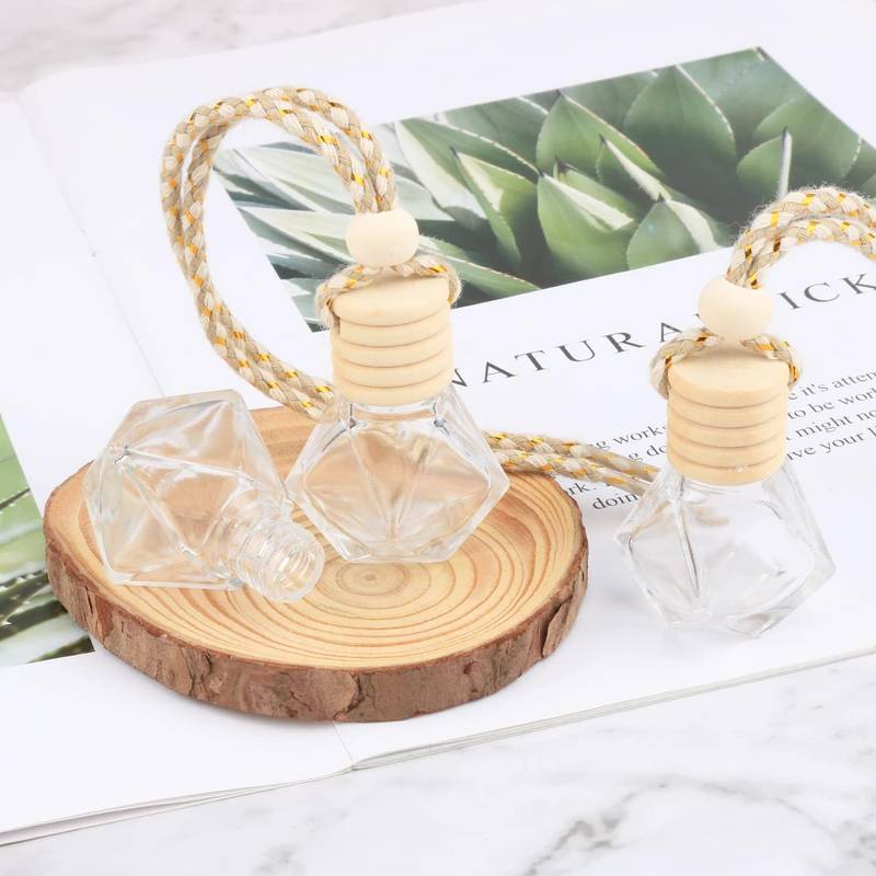 Clear Geometric | Car Diffuser Bottle