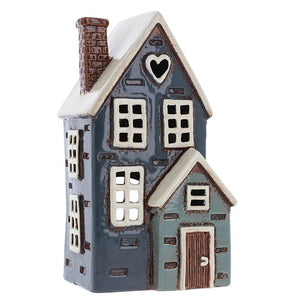 Navy & Dark Grey Porch House | Village Pottery Tealight Holder