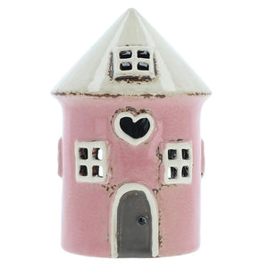 Pink Cone House | Village Pottery Tealight Holder