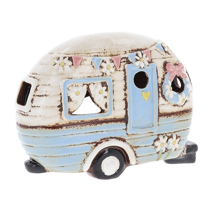 Powder Blue Caravan | Village Pottery Tealight Holder