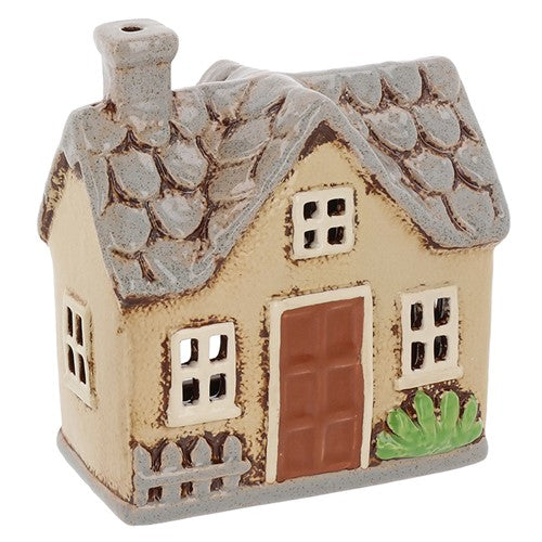 Beige Garden Cottage | Village Pottery Tealight Holder