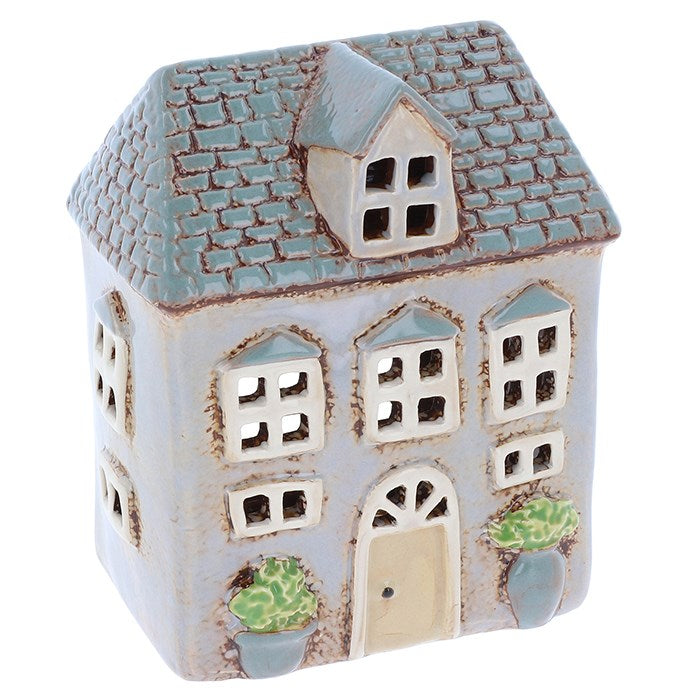 Grey Dormer Garden House | Village Pottery Tealight Holder