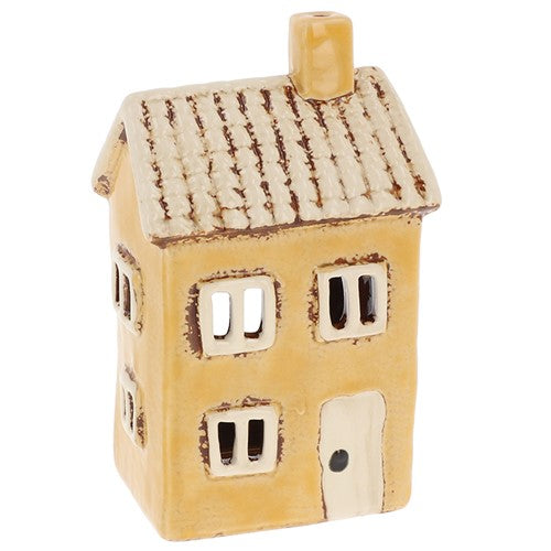 Yellow Tiled House | Village Pottery Tealight Holder