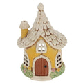 Yellow Round Garden House | Village Pottery Tealight Holder
