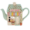 Aqua Gift Shop Teapot House | Village Pottery Tealight Holder