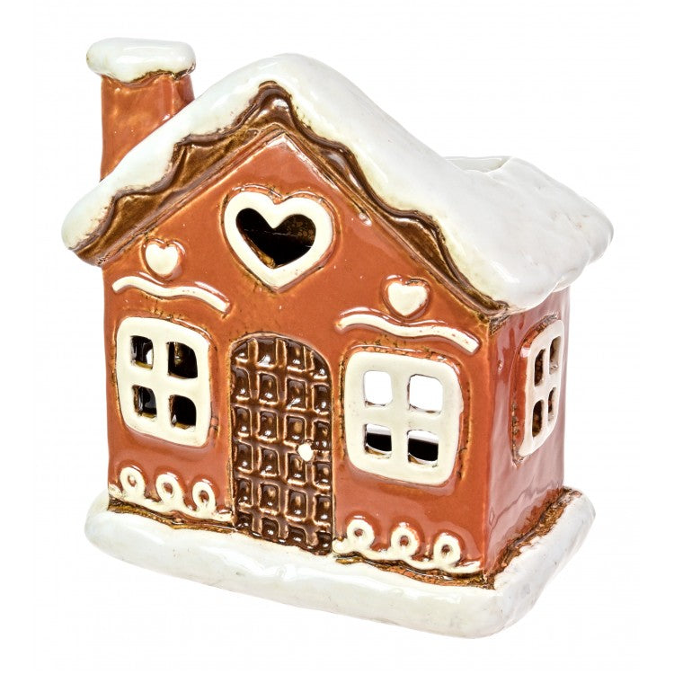 Gingerbread Cottage | Village Pottery Tealight Wax Burner