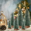 Artificial Bottle Brush Christmas Trees