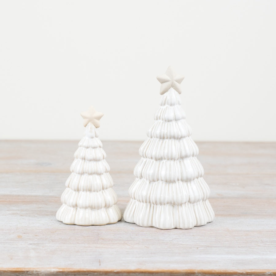 Christmas Tree Large Rustic Ceramic Decoration