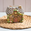 Beige Cottage Garden House | Village Pottery Tealight Wax Burner
