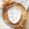 Autumn Acorn White Dish