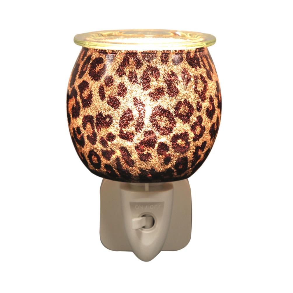 Glass Leopard Print | Mini Plug In Burner