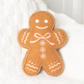 Gingerbread Man Boucle Cushion
