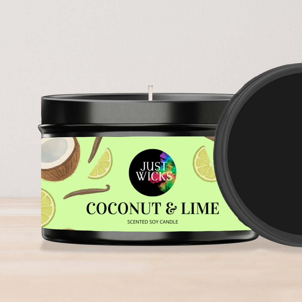 Coconut & Lime | Soy Tin Candle