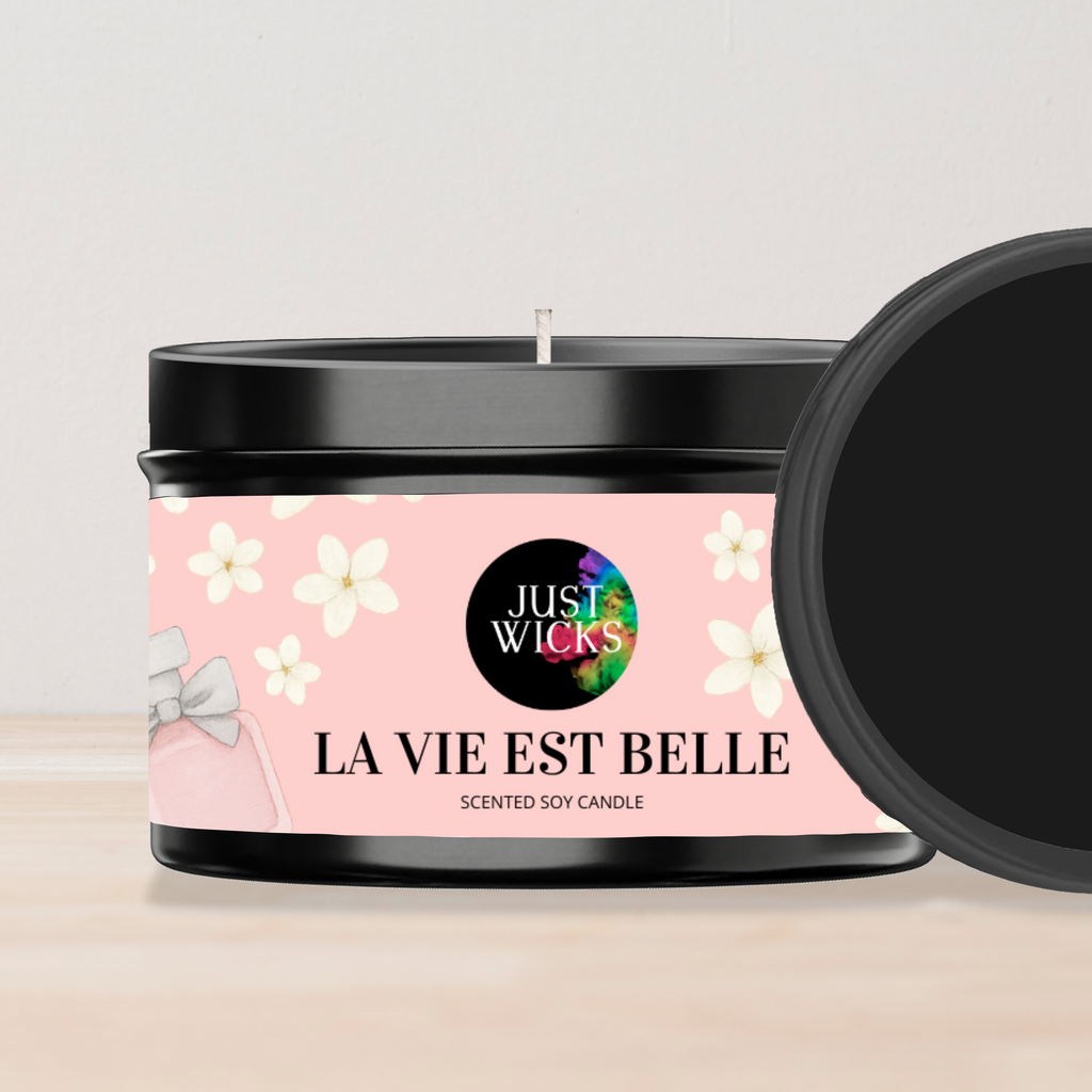 La Vie Est Belle | Soy Tin Candle
