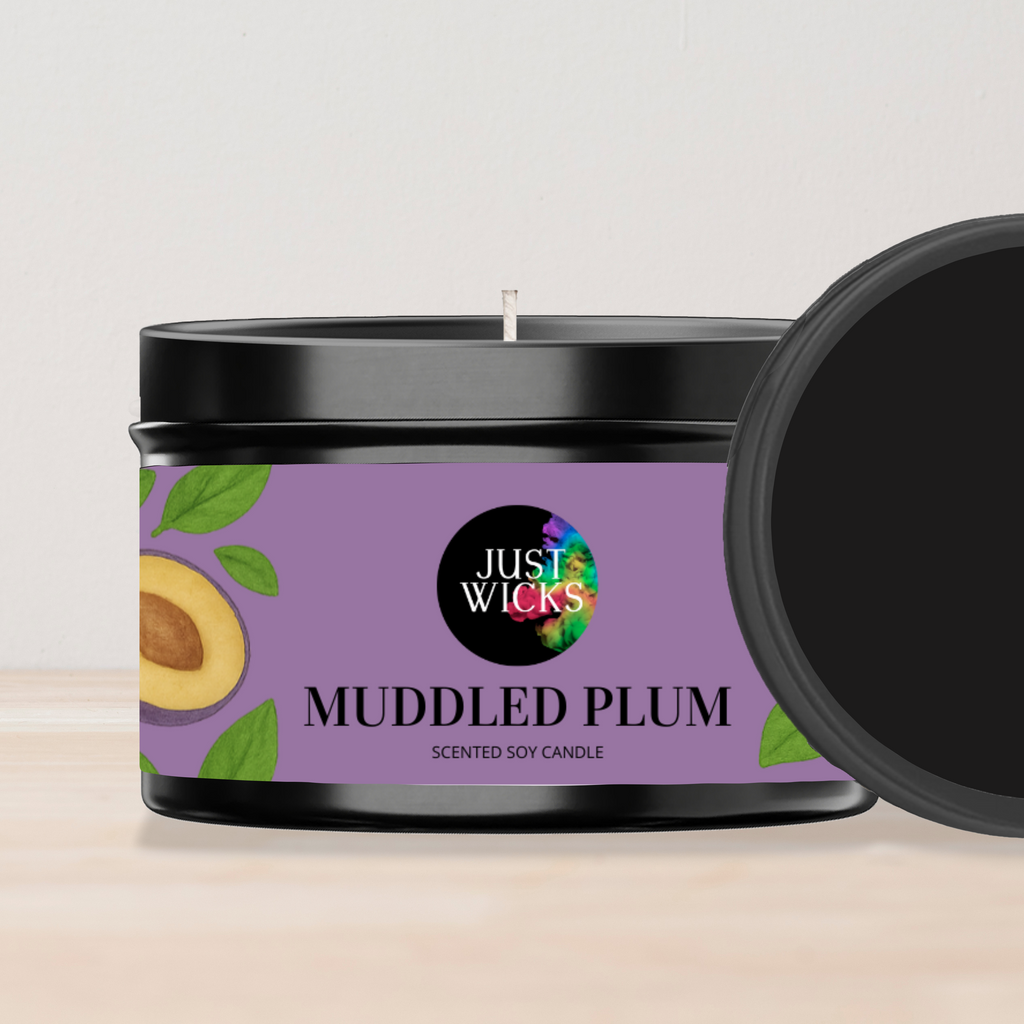 Muddled Plum | Soy Tin Candle