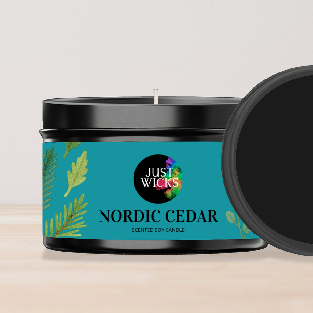Nordic Cedar | Soy Tin Candle
