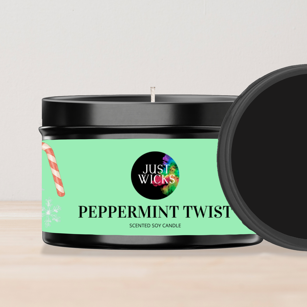 Peppermint Twist | Soy Tin Candle