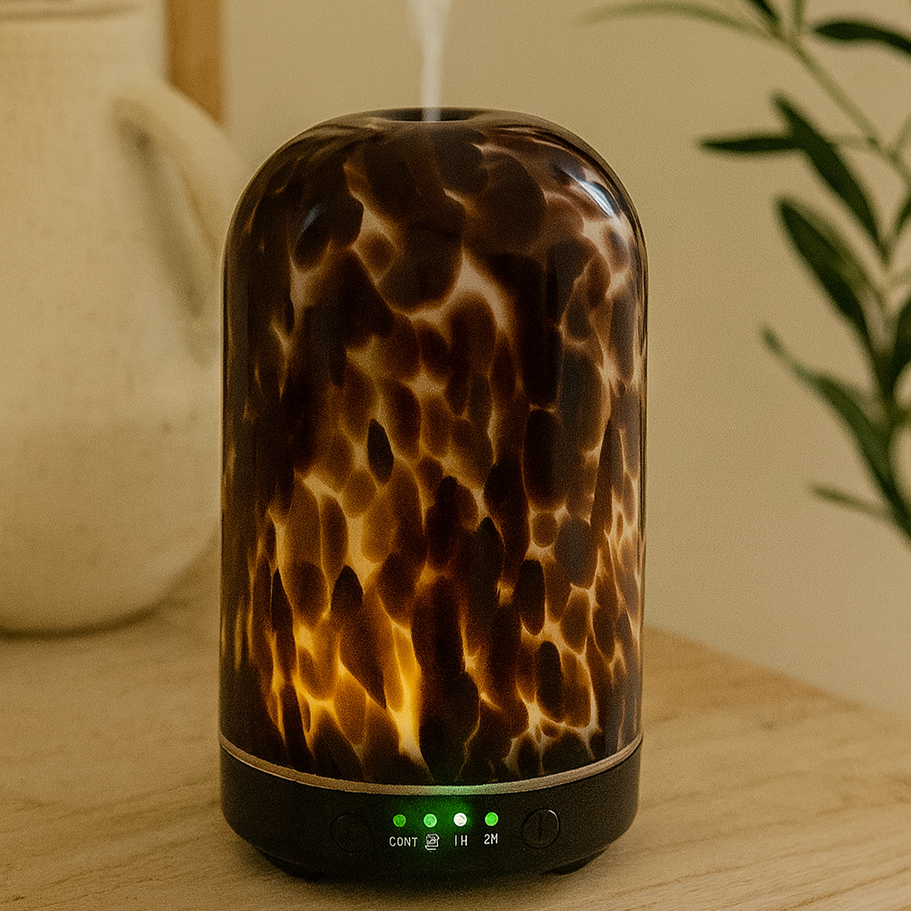 Brown Tortoise Glass Limited Edition Electronic Diffuser