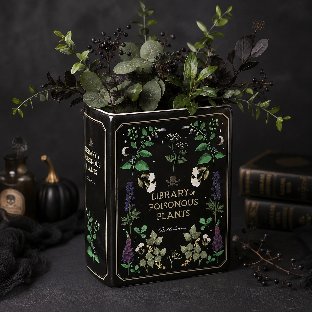Book Shaped - Library of Poisonous Plants