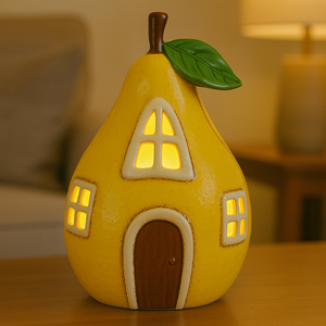 Pear Fruit House | Village Pottery Tealight Holder