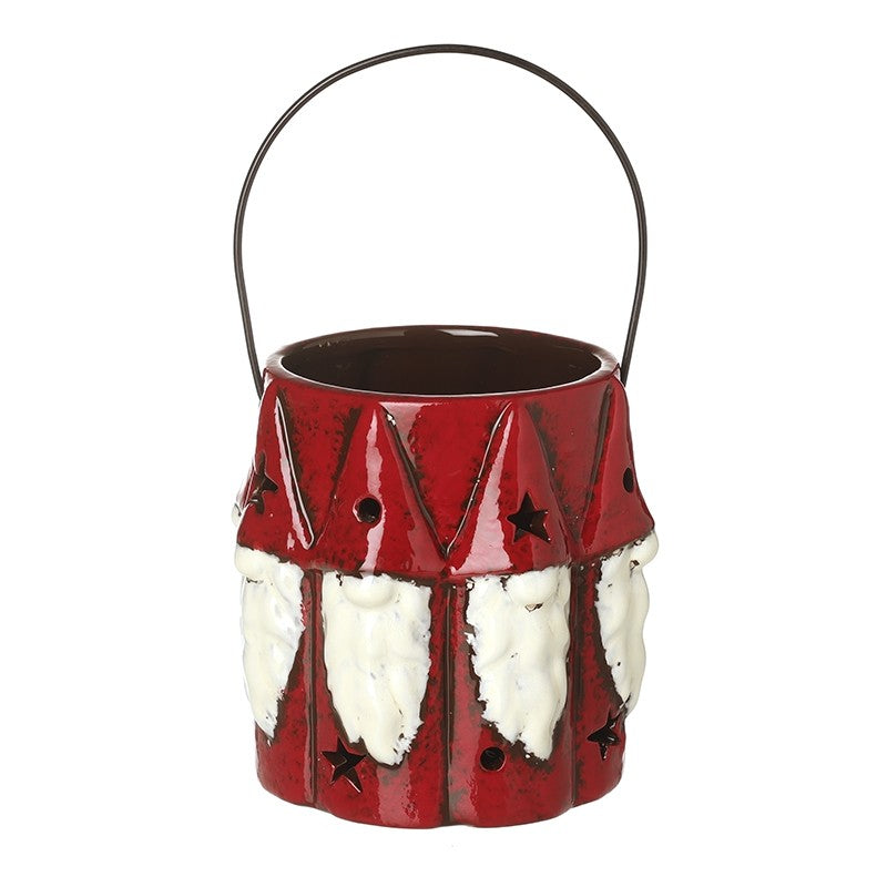 Ceramic Lantern - Red Gonk