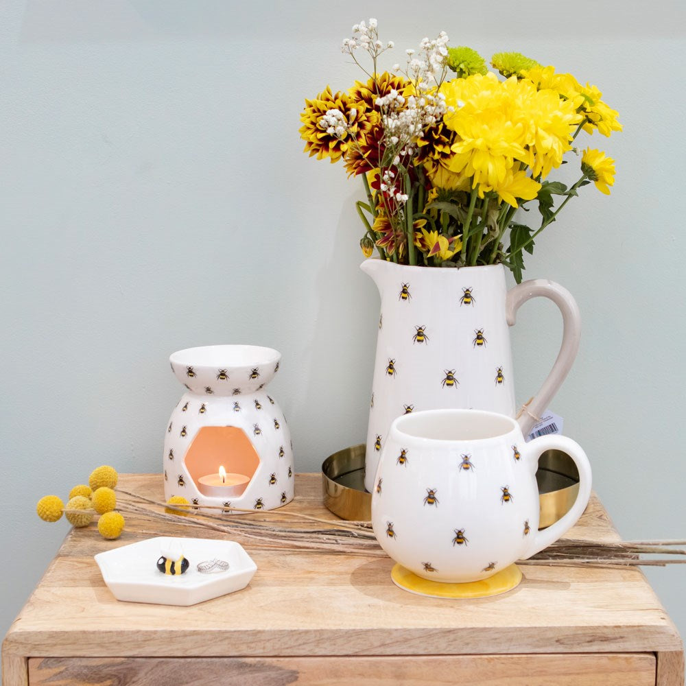 Bee Print | Tealight Wax Burner