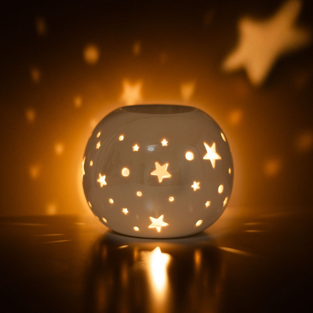 Luna crescente nera | Bruciatore per cera da appendere