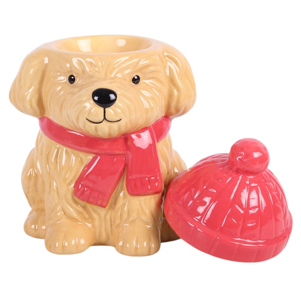 Winter Puppy | Tealight Wax Burner