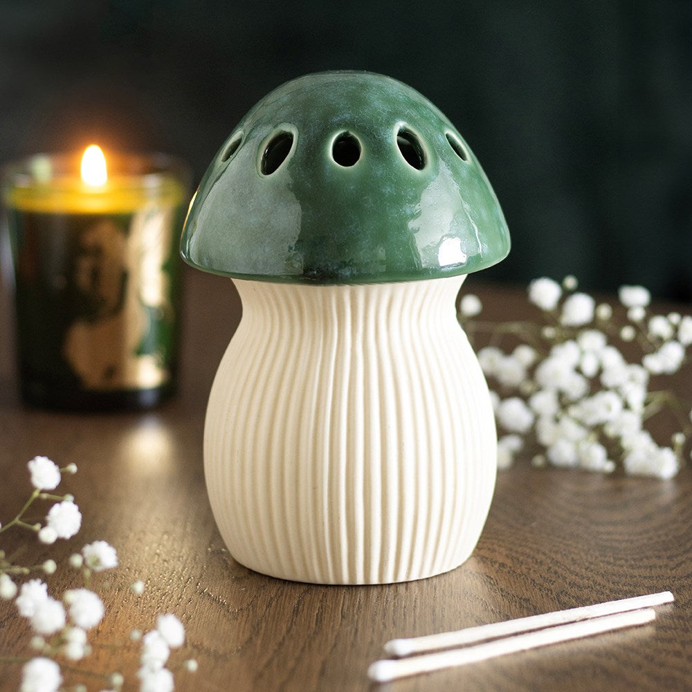 Green Mushroom | Tealight Wax Burner