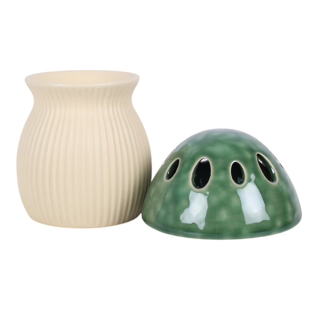 Green Mushroom | Tealight Wax Burner