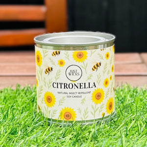 Citronella | Natural Insect Repellent Soy Candle