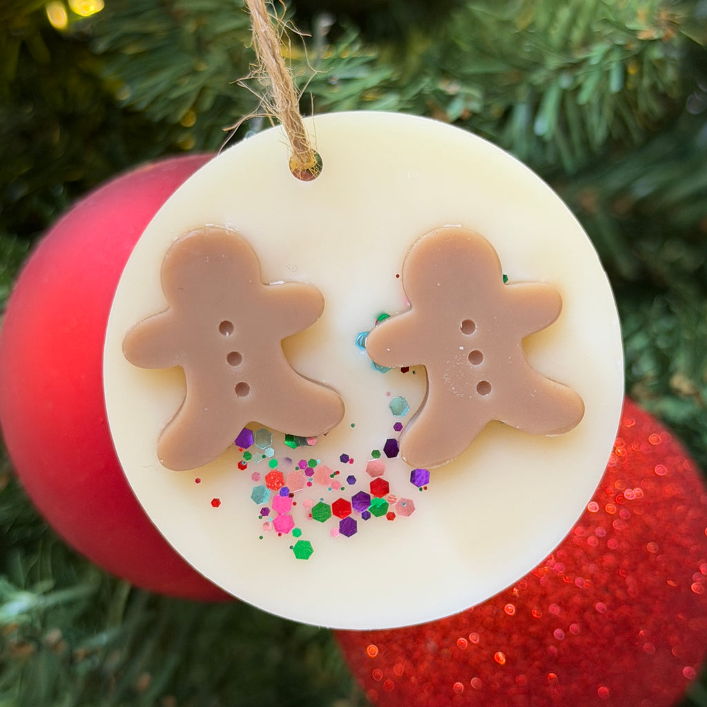 Gingerbread | Soy Wax Melt Hanging Decorations