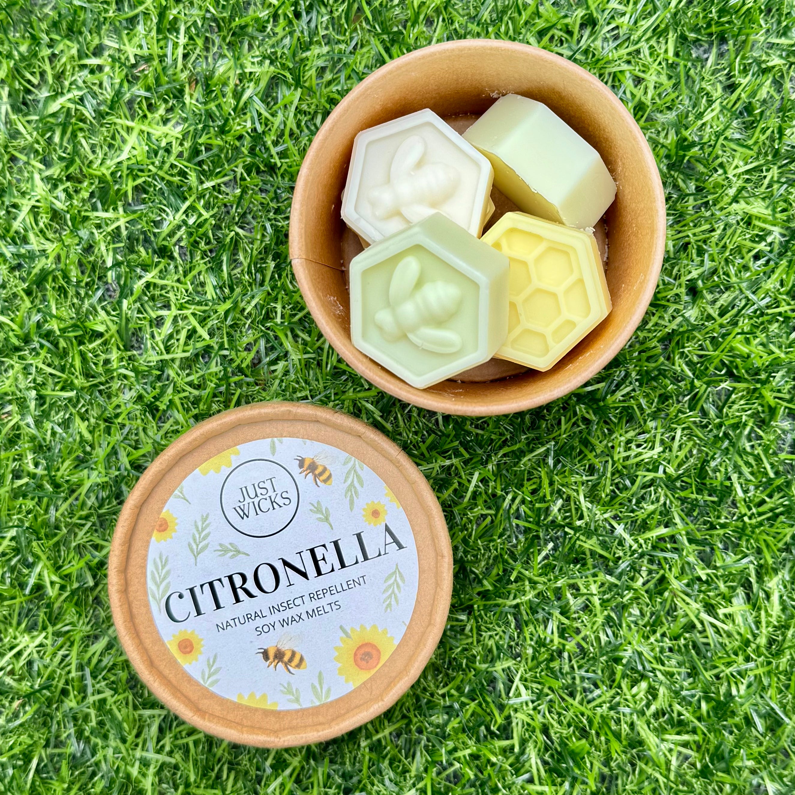 Citronella | Cera naturale repellente per insetti
