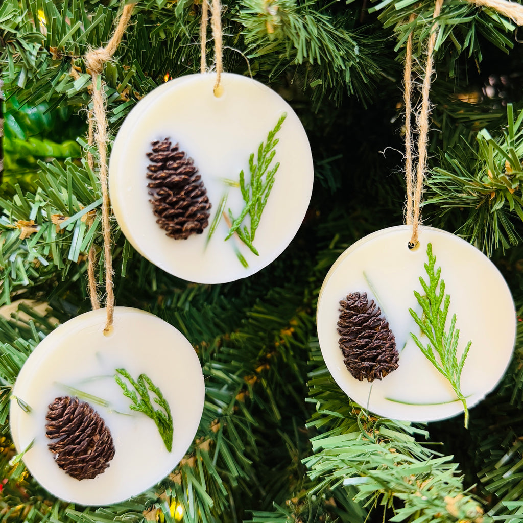 A Real Christmas Tree | Soy Wax Melt Hanging Decorations