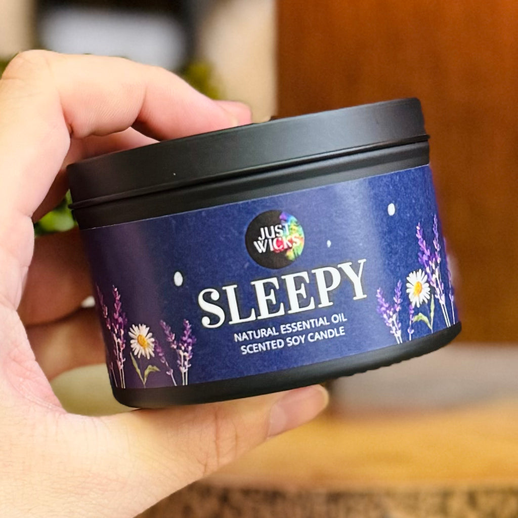 Sleepy | Natural Essential Oil Soy Tin Candle