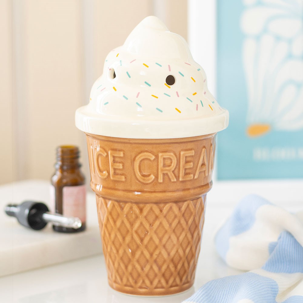 Ice Cream Cone | Tealight Wax Burner