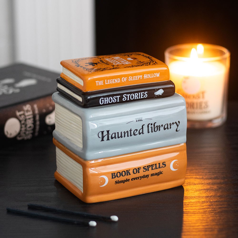 Haunted Library Book | Tealight Wax Burner