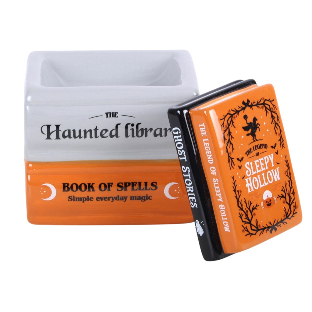 Haunted Library Book | Tealight Wax Burner