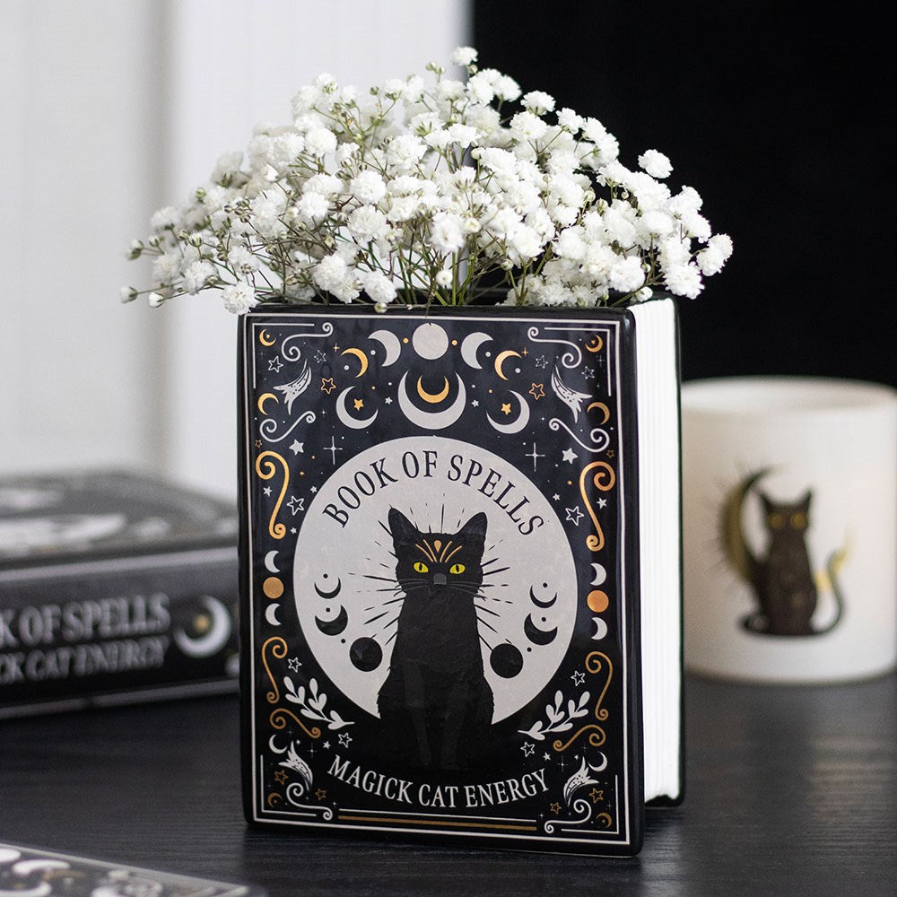 Book Shaped - Black Cat Magick
