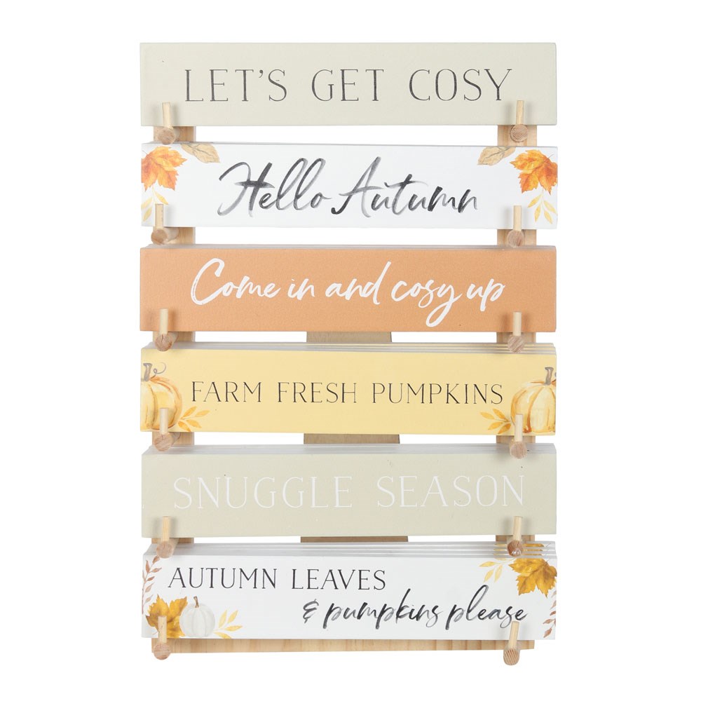 Autumn Block Signs