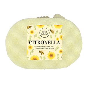 Citronella | Natural Insect Repellent Exfoliating Soap Sponge