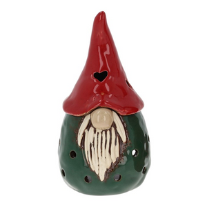 Christmas Green Gonk | Village Pottery Tealight Wax Burner