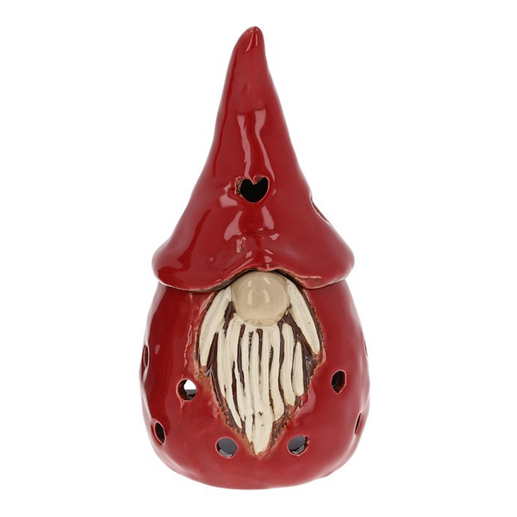 Christmas Red Gonk | Village Pottery Tealight Wax Burner