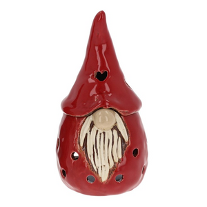 Christmas Red Gonk | Village Pottery Tealight Wax Burner