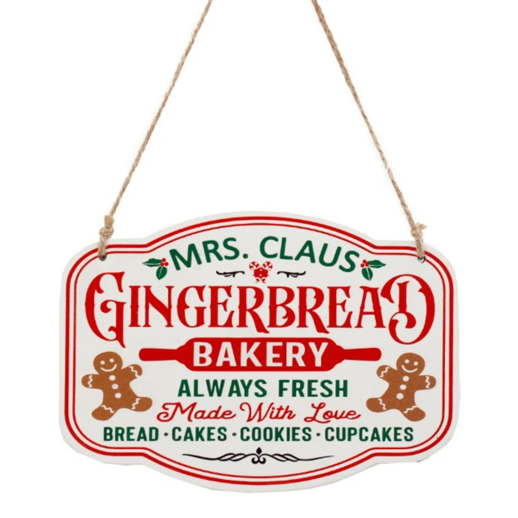 Gingerbread Bakery Hanging Sign