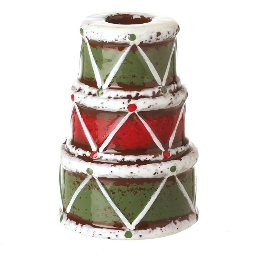 Drum Ceramic Candle Holder