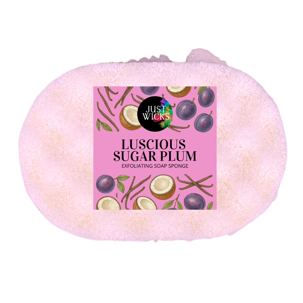 Luscious Sugar Plum | Exfoliating Soap Sponge