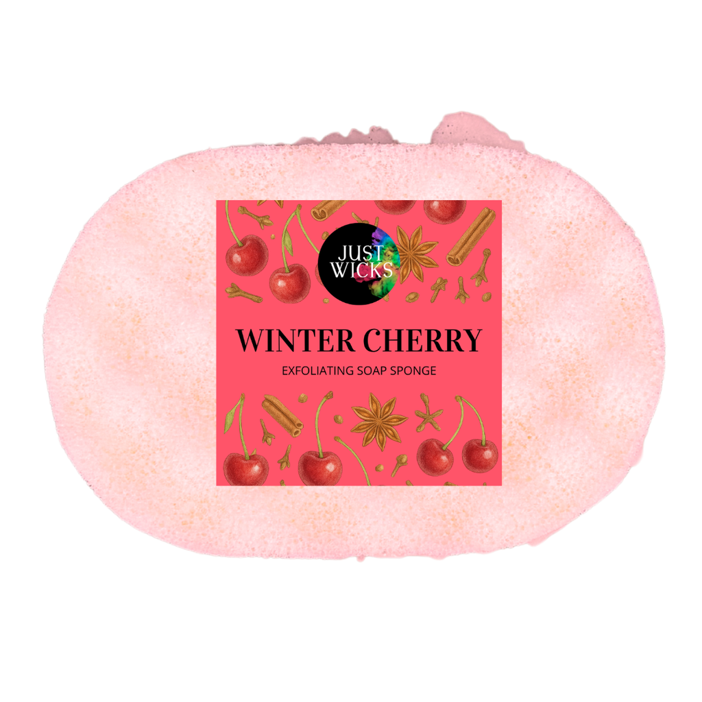Winter Cherry | Exfoliating Soap Sponge