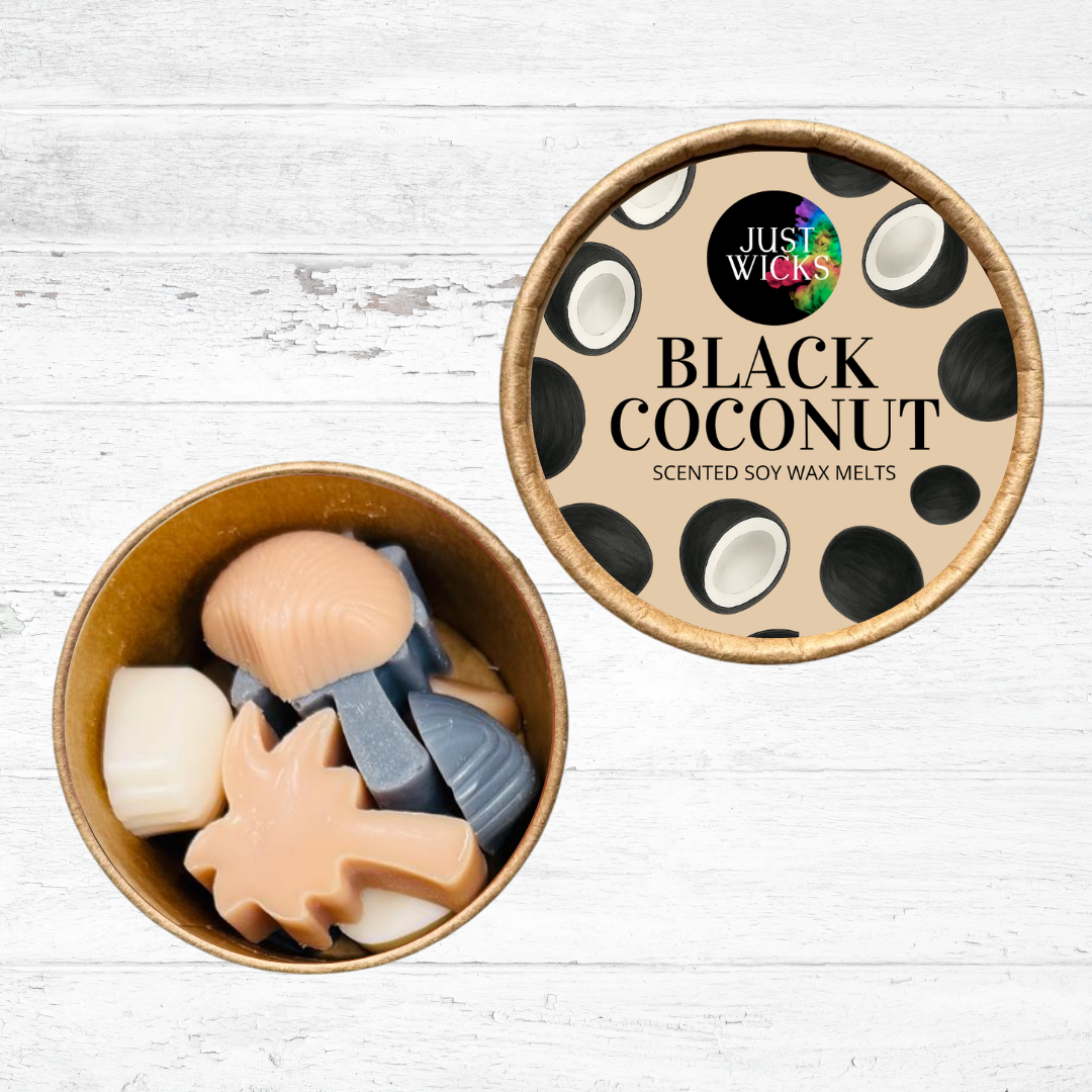 Black Coconut | Shaped Wax Melt Pots