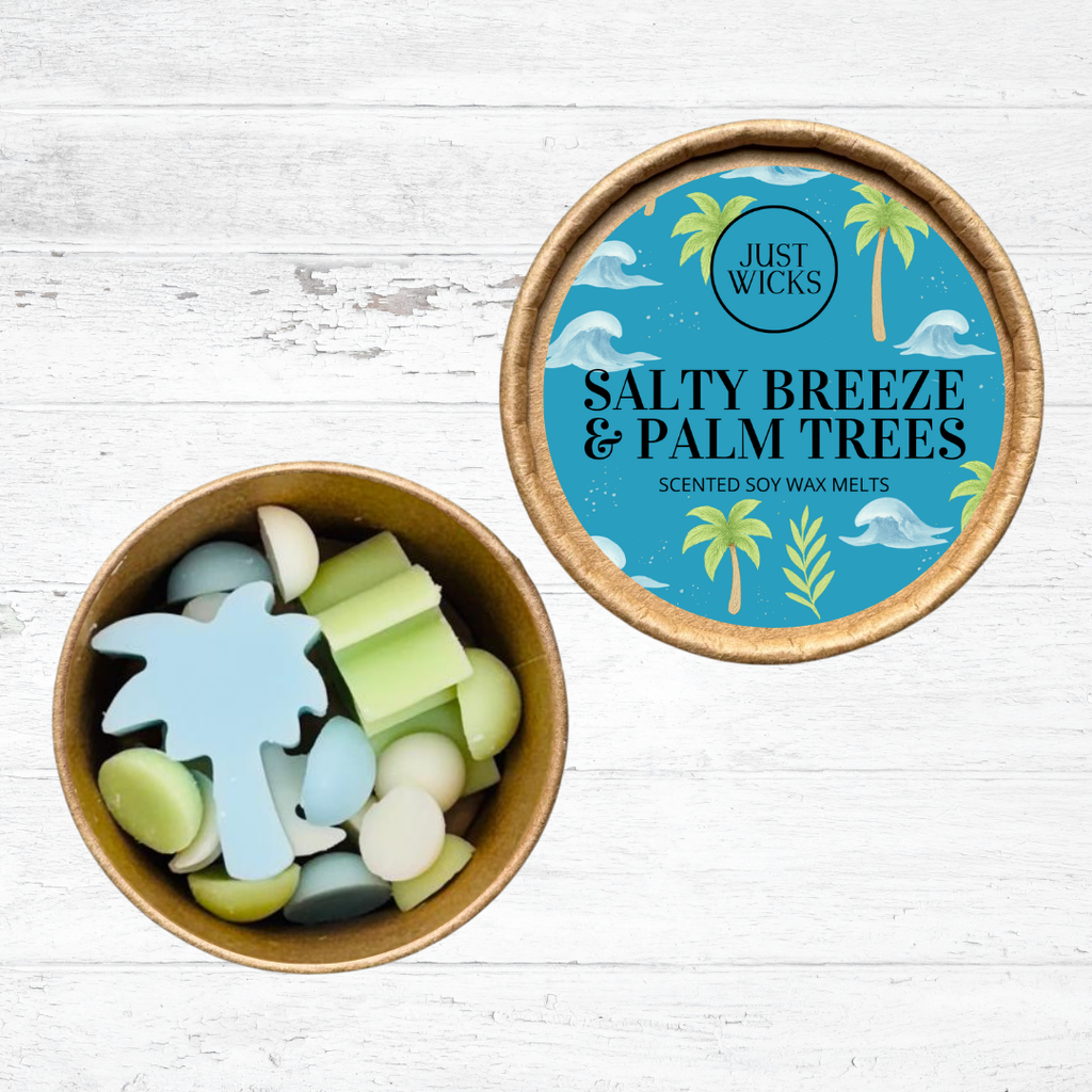 Salty Breeze & Palm Trees | Limited Edition Shaped Wax Melt Pots